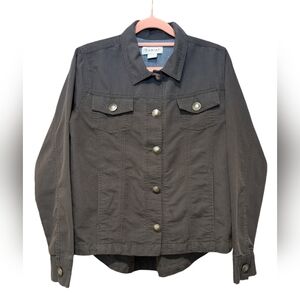 Ariat light weight shirt jacket sz S Greyish Green. Native American Coin…